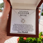 Almost sold out - Personalized Necklace - To my Soccer Mom - Beautiful Love Knot Necklace