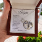 Almost Sold Out - TO MY DAUGHTER - LOVE KNOT NECKLACE