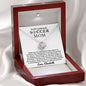 Almost sold out - Personalized Necklace - To my Soccer Mom - Beautiful Love Knot Necklace