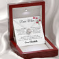 Almost sold out - Personalized Necklace - To my Mom - Beautiful Love Knot Necklace