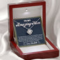 Almost sold out - Personalized Necklace - To my Amazing Mom -Beautiful Love Knot Necklace