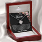 Almost sold out - Personalized Necklace - To my Wife - Beautiful Love Knot Necklace