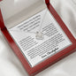 Almost sold out - Personalized Necklace - To my Wife - Beautiful Love Knot Necklace
