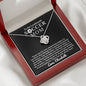 Almost sold out - Personalized Necklace - To my Soccer Mom - Beautiful Love Knot Necklace