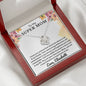 Almost sold out - Personalized Necklace - To my Super Mom - Beautiful Love Knot Necklace - Etsy