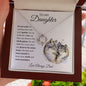 Almost Sold Out - TO MY DAUGHTER - LOVE KNOT NECKLACE