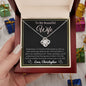 Almost sold out - Personalized Necklace - To my Wife - Beautiful Love Knot Necklace