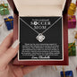 Almost sold out - Personalized Necklace - To my Soccer Mom - Beautiful Love Knot Necklace