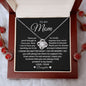 Almost Sold Out -TO MY MOM - LOVE KNOT NECKLACE