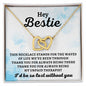 Almost Sold Out - HEY BESTIE - INTERLOCKING HEARTS NECKLACE