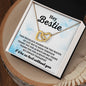 Almost Sold Out - HEY BESTIE - INTERLOCKING HEARTS NECKLACE