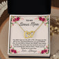 Almost Sold Out - TO MY BONUS MOM - INTERLOCKING HEARTS NECKLACE