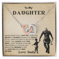 TO MY DAUGHTER - LOVE KNOT NECKLACE