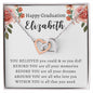 Almost sold out- To my Daughter For Graduation - Beautiful Interlocking Hearts Necklace