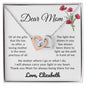 Almost sold out- To my Mom - Beautiful Interlocking Hearts Necklace
