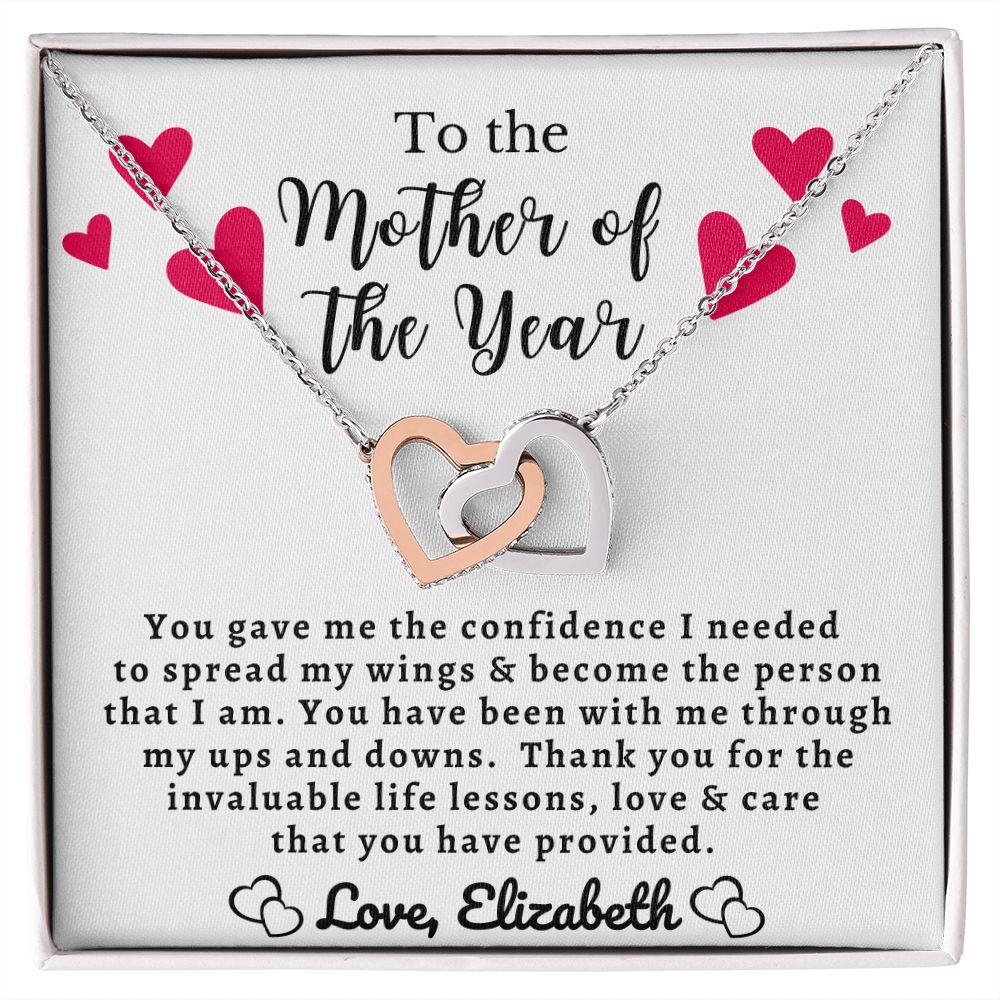 Almost Sold Out - Mother of the Year - Interlocking Hearts Necklace