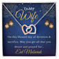 Almost Sold Out - To My Wife For Eid - Interlocking Hearts Necklace
