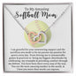 Almost Sold Out - Softball Mom - Interlocking Hearts Necklace