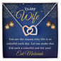 Almost Sold Out - TO MY WIFE FOR EID - INTERLOCKING HEARTS NECKLACE