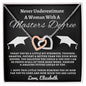 Almost sold out- To my Daughter For Graduation - Beautiful Interlocking Hearts Necklace