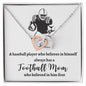 Almost Sold Out - Football Mom - Interlocking Hearts Necklace