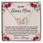 Almost Sold Out - TO MY BONUS MOM - INTERLOCKING HEARTS NECKLACE