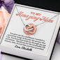 Almost sold out- To my Mom - Beautiful Interlocking Hearts Necklace