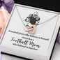 Almost Sold Out - Football Mom - Interlocking Hearts Necklace