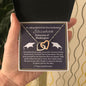 Almost sold out- To my Daughter For Graduation - Beautiful Interlocking Hearts Necklace