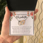 Almost sold out- To my Daughter For Graduation - Beautiful Interlocking Hearts Necklace