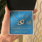 Almost Sold Out - TO MY WIFE FOR EID – INTERLOCKING HEARTS NECKLACE