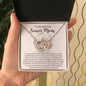 Almost Sold Out - To My Amazing Soccer Mom - Interlocking Hearts Necklace