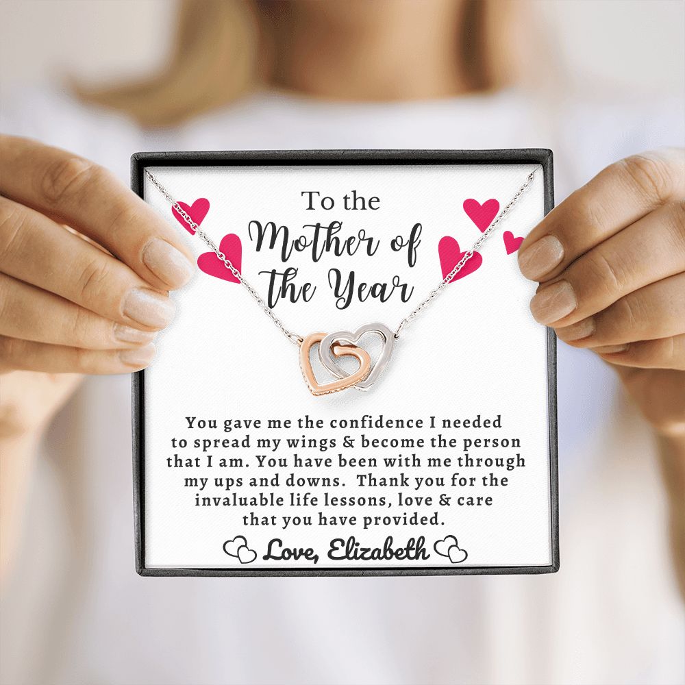 Almost Sold Out - Mother of the Year - Interlocking Hearts Necklace