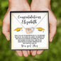 Almost sold out- To my Daughter For Graduation - Beautiful Interlocking Hearts Necklace