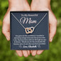 Almost sold out- To my Mom - Beautiful Interlocking Hearts Necklace