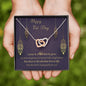 Almost Sold Out - TO MY WIFE FOR EID – INTERLOCKING HEARTS NECKLACE