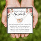 Almost sold out- To my Daughter For Graduation - Beautiful Interlocking Hearts Necklace