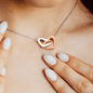 Almost Sold Out - Baseball Mom - Interlocking Hearts Necklace