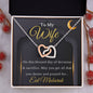 Almost Sold Out - TO MY WIFE FOR EID - INTERLOCKING HEARTS NECKLACE