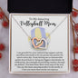 Almost Sold Out- To My Amazing Volleyball Mom - Interlocking Hearts Necklace
