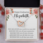 Almost sold out- To my Daughter For Graduation - Beautiful Interlocking Hearts Necklace