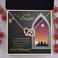 Almost Sold Out - TO MY DAUGHTER FOR EID – INTERLOCKING HEARTS NECKLACE