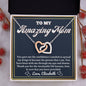 Almost sold out- To my Mom - Beautiful Interlocking Hearts Necklace