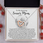 Almost Sold Out - To My Amazing Soccer Mom - Interlocking Hearts Necklace