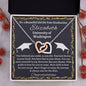 Almost sold out- To my Daughter For Graduation - Beautiful Interlocking Hearts Necklace