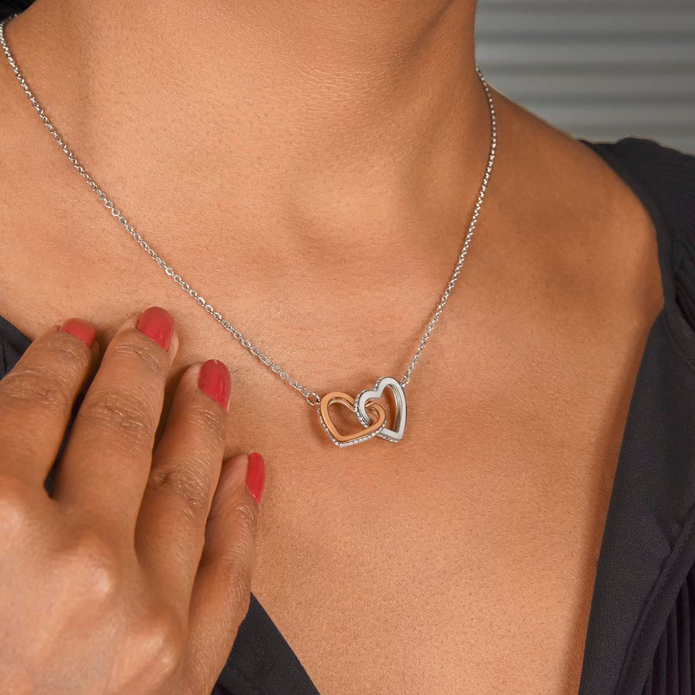 Almost Sold Out - Congrats Mom for Legend - Interlocking Hearts Necklace