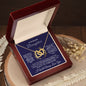 Almost Sold Out - TO MY BEAUTIFUL DAUGHTER - INTERLOCKING HEARTS NECKLACE