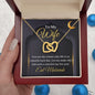 Almost Sold Out - TO MY WIFE FOR EID - INTERLOCKING HEARTS NECKLACE