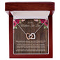 Almost Sold Out - TO MY MOTHER-IN-LAW - INTERLOCKING HEARTS NECKLACE