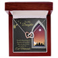 Almost Sold Out - TO MY DAUGHTER FOR EID – INTERLOCKING HEARTS NECKLACE
